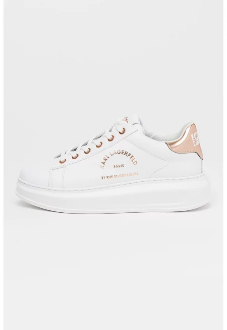 Кожени спортни обувки Kapri с метализирани детайли