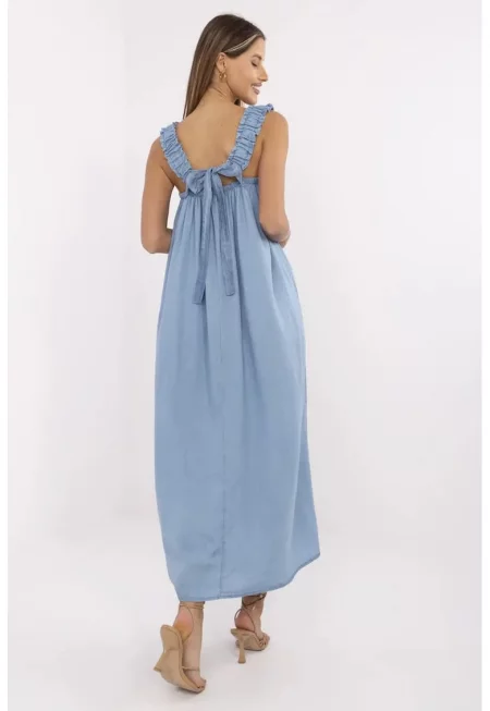 Loose Dress With Square Neckline