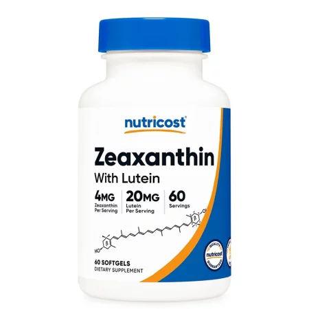Лутеин 20 mg + Зеаксантин 4 mg – Добро зрение и защита от синя светлина, 60 софтгел капсули