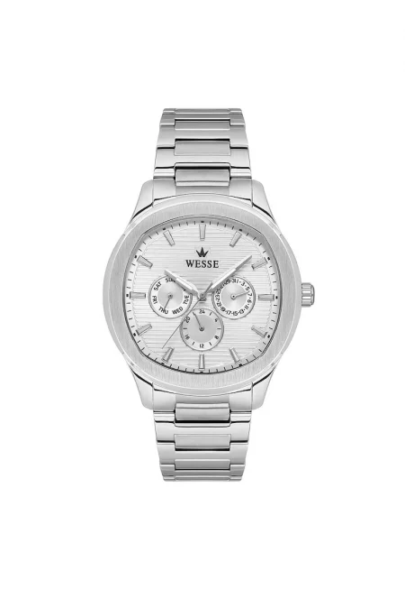 Мъжки часовник  WWG402901 - 44 мм - стоманена каишка - водоустойчив на 5 ATM - сребрист