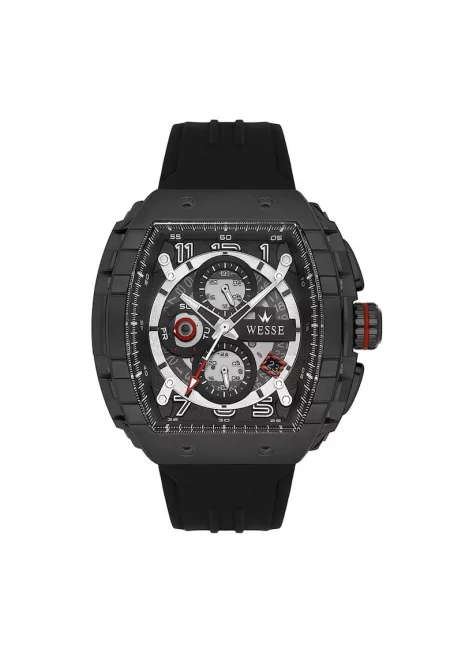 Мъжки часовник  WWG403104 - 43 мм - черен - силиконова каишка - 5ATM