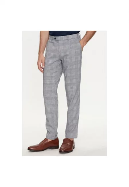 Мъжки панталон -  303758882 - Лиосел/Полиестер - Син