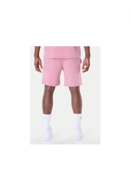 Мъжки спортни шорти  60596183 - памук/полиестер - розови - Розово