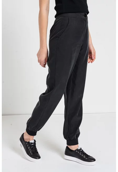 Панталон с модал - Избеляло черно
