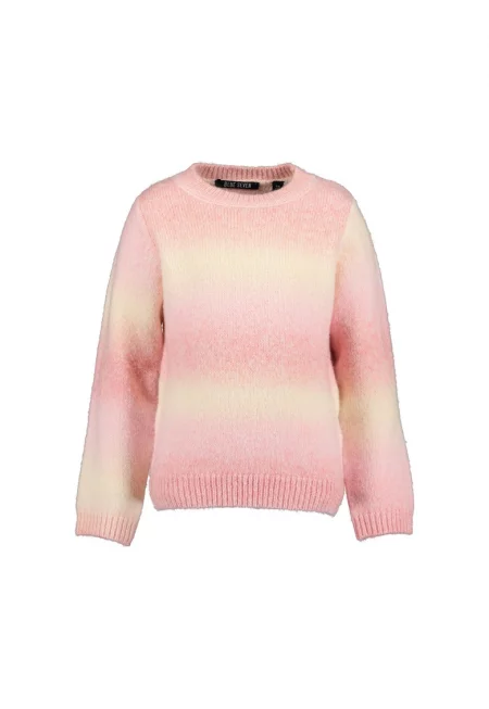 Пуловер за момичета -  303195366 - Полиестер - Розово