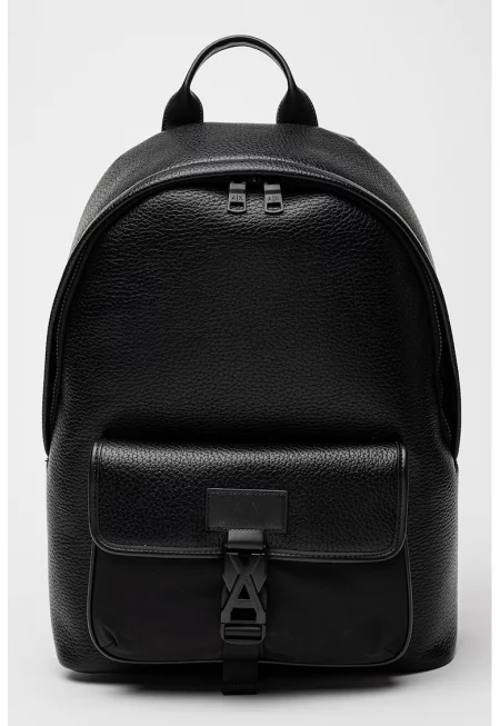 Раница от еко кожа - Черен