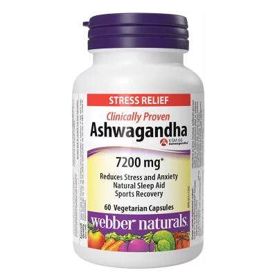 Релакс на нервната система - Ашваганда 7200 mg, 60 V капсули