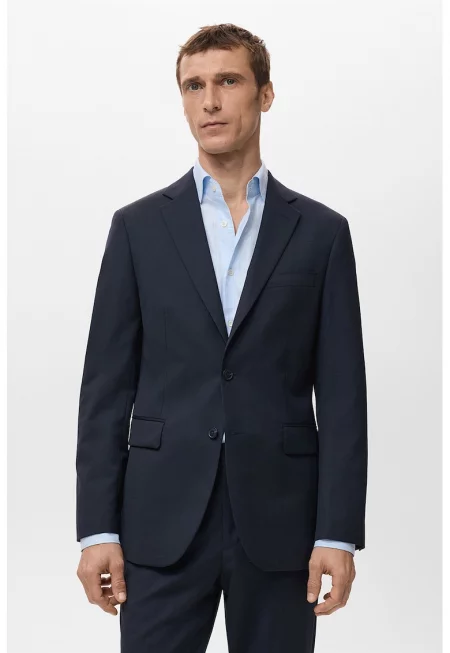 Слим вълнено сако