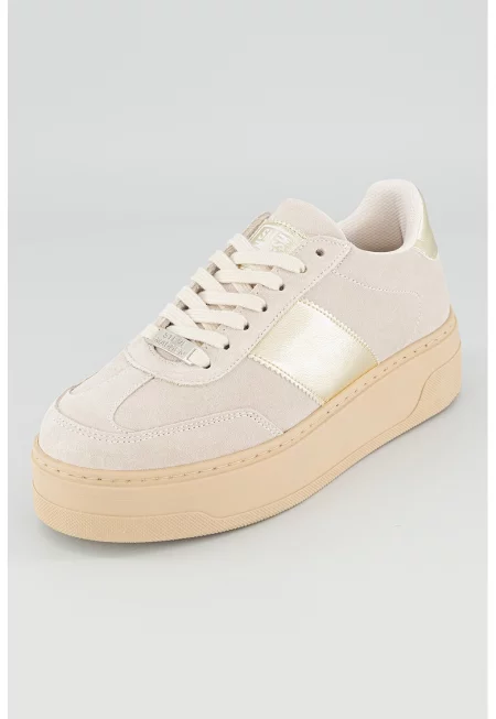 Спортни обувки Moxy с платформа - Крем