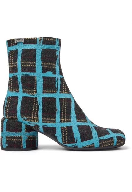 Текстилни боти Niki 1557 - Сив/Син