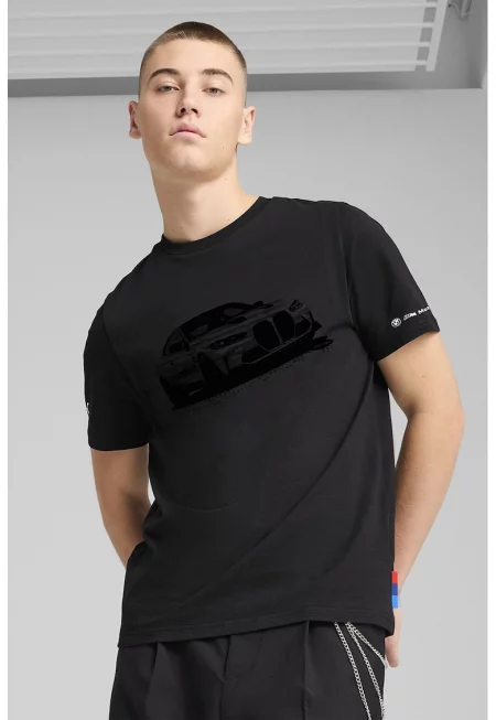 Тениска с овално деколте - Черен