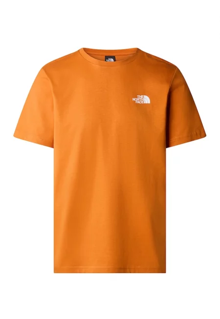 Тениска с овално деколте и лого на гърба