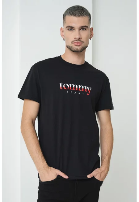 Тениска с овално деколте и лого