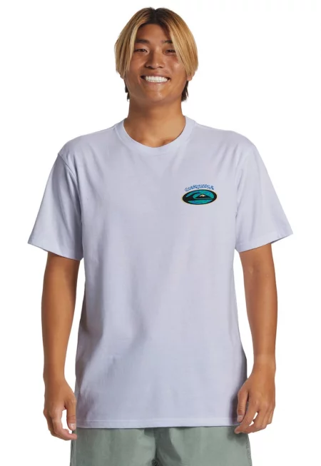 Тениска Stay Peaceful с овално деколте