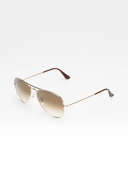 Унисекс слънчеви очила Aviator - Златист -