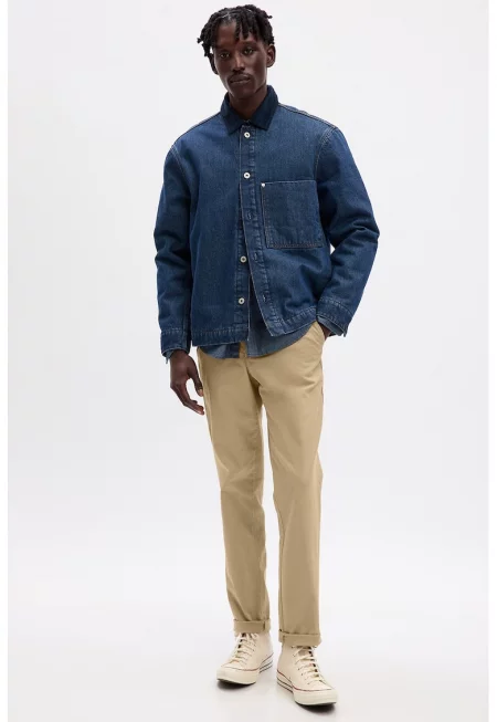 Втален панталон чино GapFlex - Светло каки