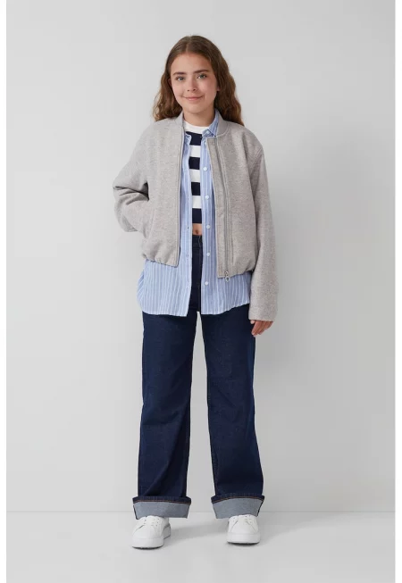 Яке бомбър с цип