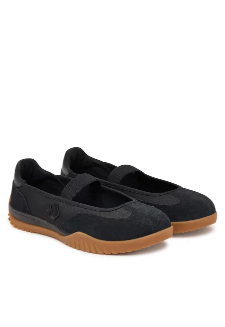 Балеринки -  Естествена кожа - Черно A16251C - Черен