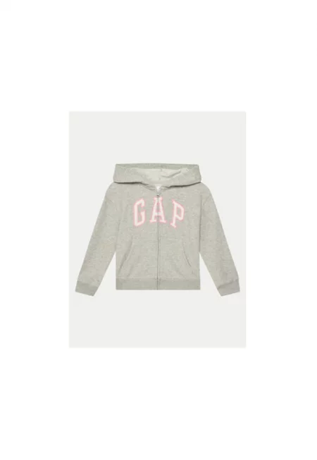 Блуза за момиче -  305289889 - Памук/Рециклиран полиестер - 134 см - Сива