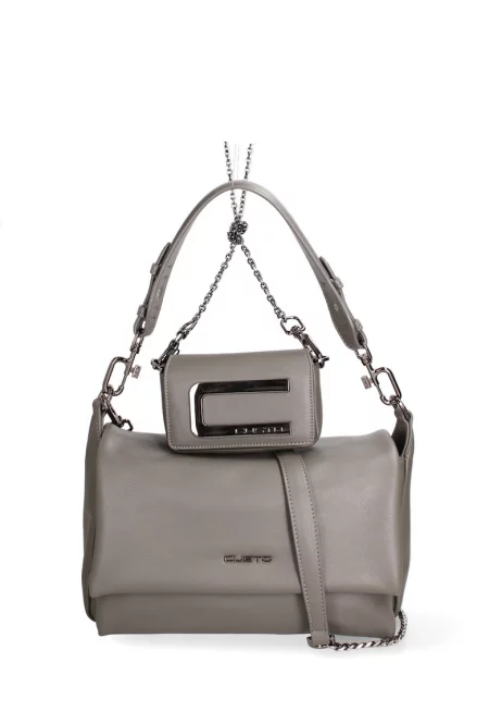 Чанти Floriana Prime от еко кожа за рамо и през рамо - Сив
