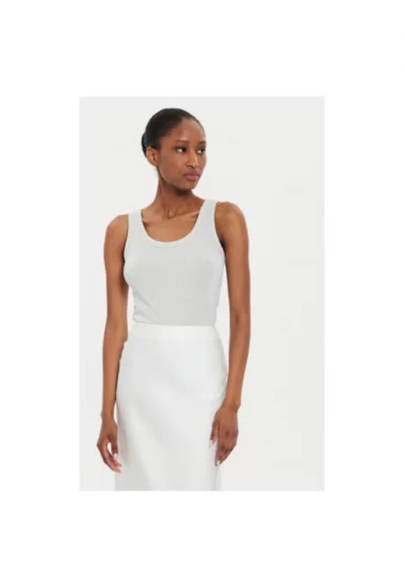 Дамска тениска -  304688140 - Вискоза/Полиестер - Сребриста - Сребрист