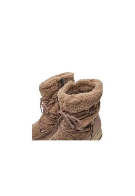 Дамски боти  304317323 - Екокожа - Кафяв - Кафяв