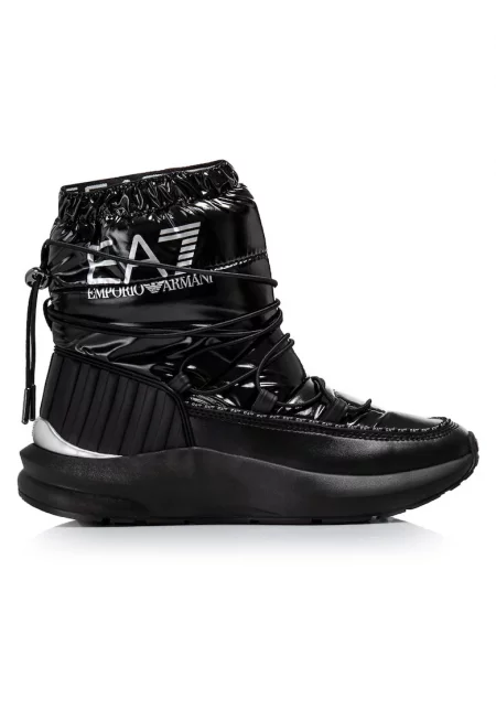 Дамски боти Emporio Armani  черни - синтетика