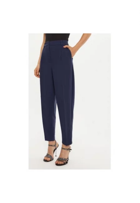 Дамски панталон -  304453595 - Рециклиран полиестер/Вискоза - Син