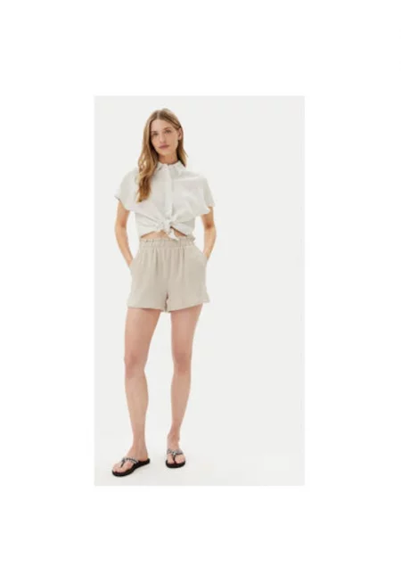 Дамски шорти  10279687 - Памук - Бежов - Бежов