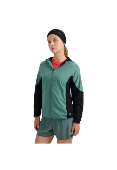 Дамски спортен суичър -  Primaloft Active - бързосъхнещ - полиестер - тюркоаз/черен