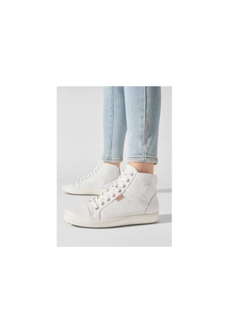 Дамски спортни обувки  197387335 - Естествена кожа - Бял - Бял