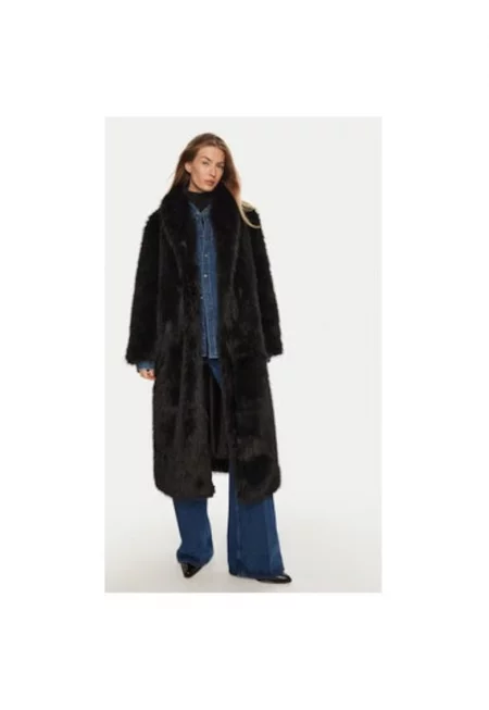 Дамско палто -  304750342 - Полиестер - Черно - Черен