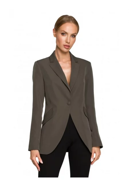 Дамско яке -  Полиестер/Еластан - Каки
