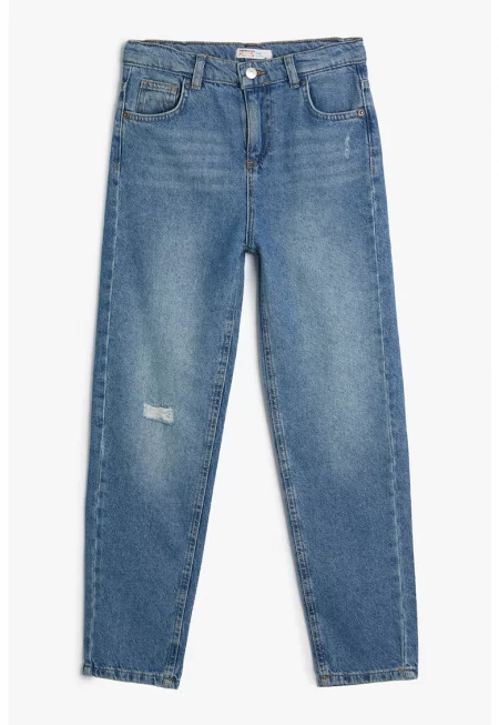 Дънки с еластична регулируема талия