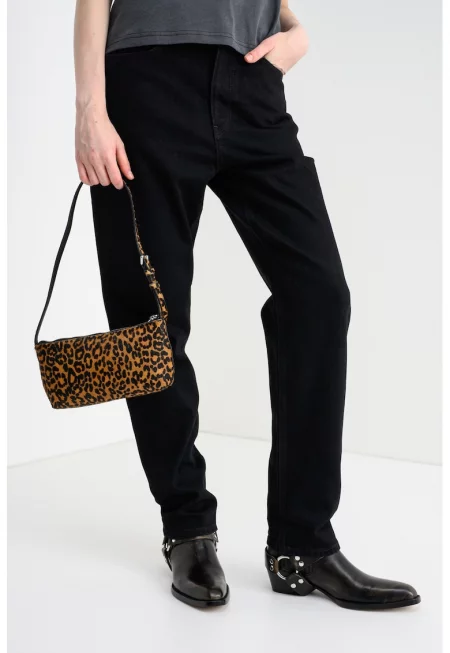 Дънки със стеснен крачол - Черен