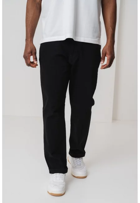 Дънки със свободна кройка - Черен