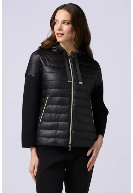 Капитонирано яке - Черен