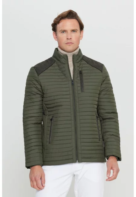 Капитонирано яке с джобове с цип