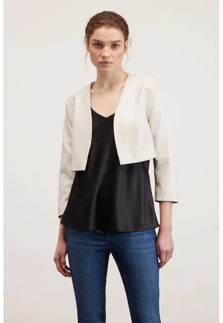 Късо яке от еко кожа