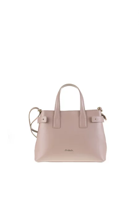 Кожена чанта за рамо Emberly Nova с метално лого