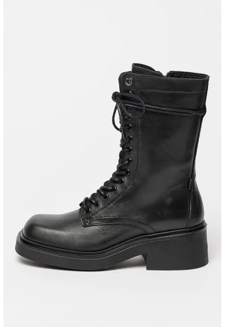 Кожени боти Daff-ey - Черен