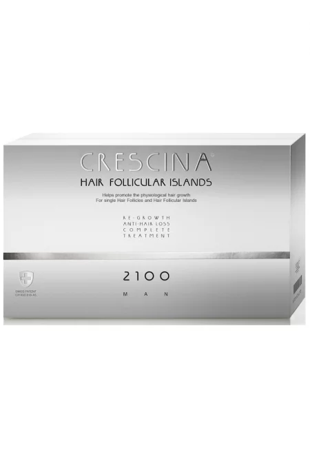 Лечение против изтъняване на косата при мъже  Follicular Islands 1700 - 10+10 ампули - Напреднал стадий