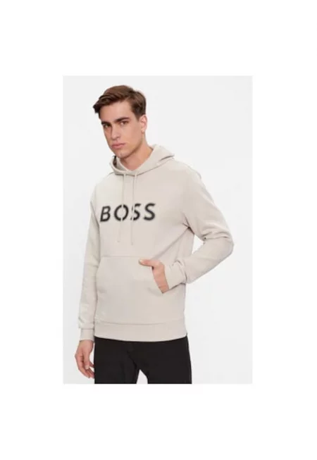 Мъжка блуза -  303638214 - Памук/Полиестер - Бежов