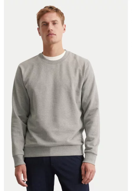 Мъжка блуза - Marc O'Polo - 304376368 - Памук - Сив