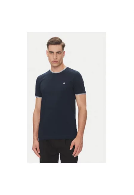 Мъжка тениска  10017590 30045543 - Памук - Тъмносин - Тъмносин