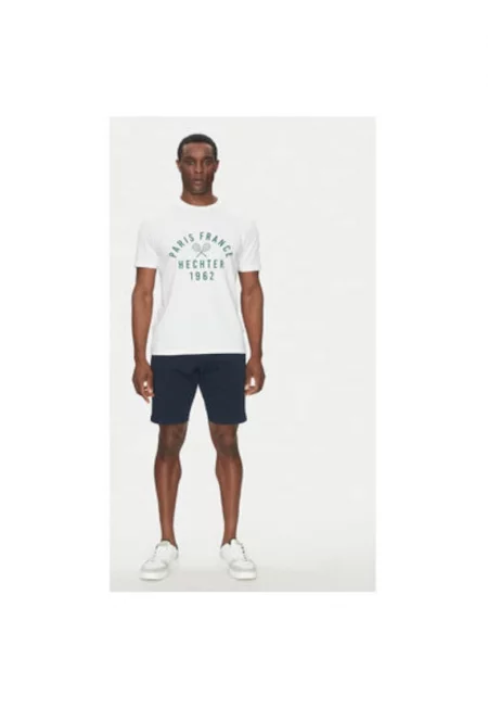 Мъжка тениска  75014 151919 - памук - 3XL INTL - бяла