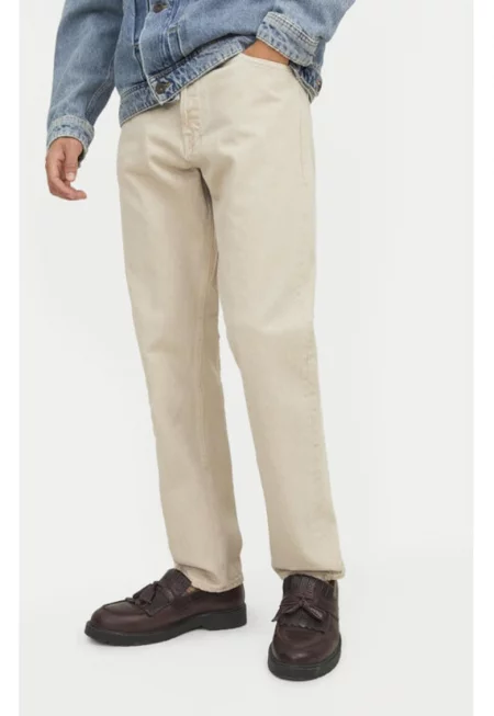 Мъжки дънки -  304516160 - Памук - Бежов - Бежов