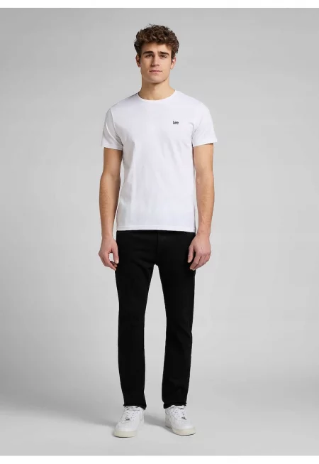 Мъжки дънки -  Rider - Slim Fit - Средна талия - Дълги - Цип - 5 джоба - Памук - Черен - Черен