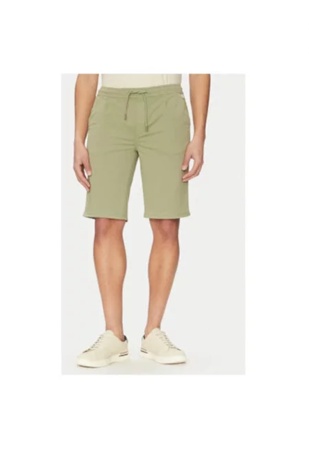 Мъжки къси панталони  20718156 - памук - зелен - Зелен
