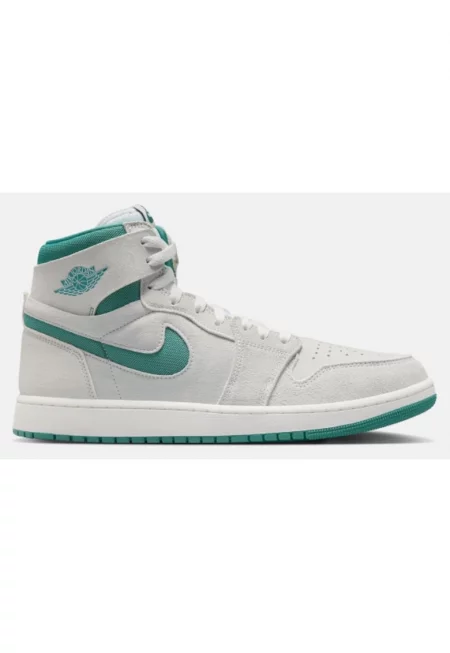 Мъжки спортни обувки  Air Jordan 1 Zoom CMFT 2 - велур - пяна Formula 23 - бяло/зелено